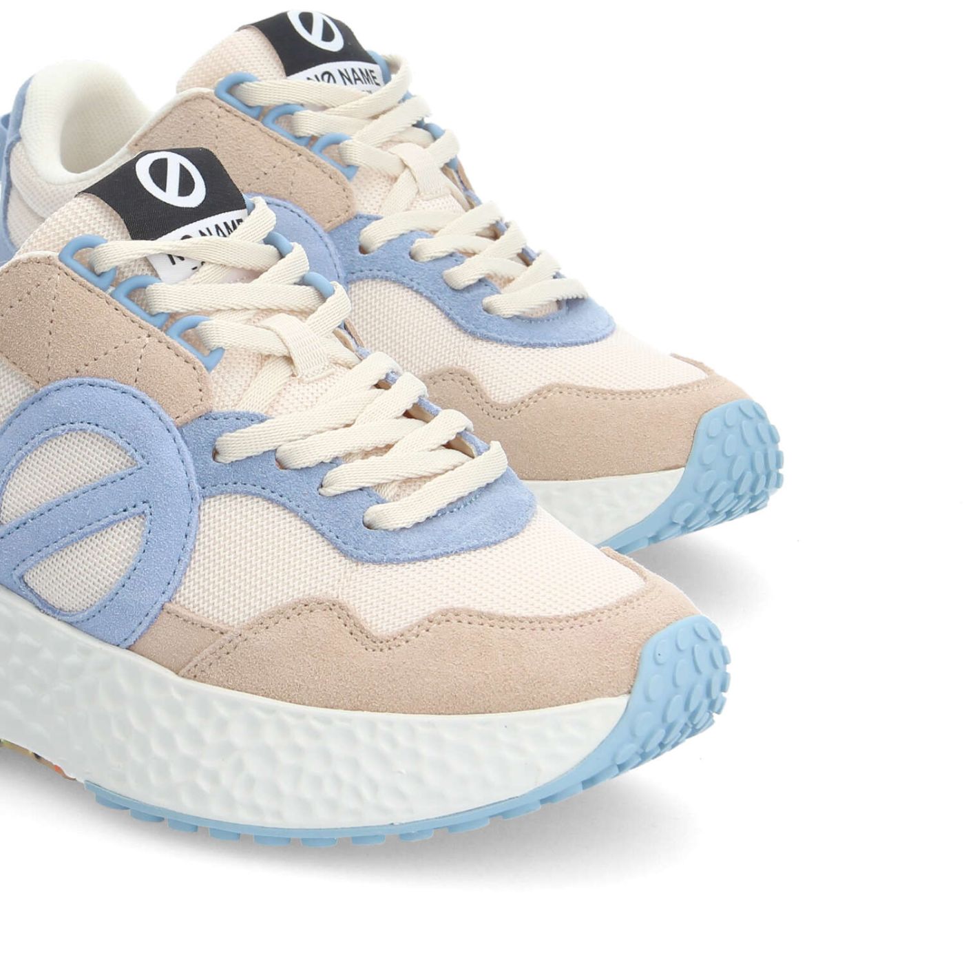 CARTER JOGGER W - SUEDE/KNIT/SUED - BEIGE/BIANCO SPORCO/BLU